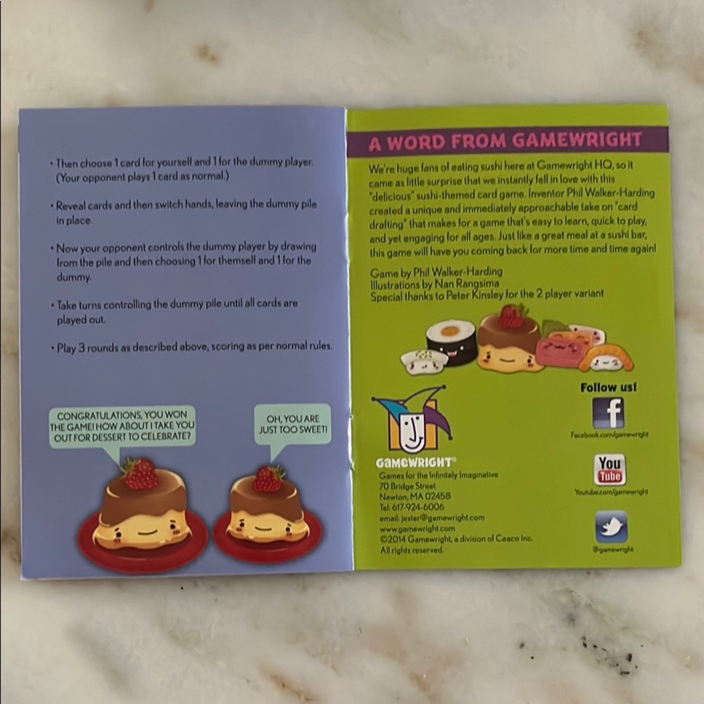 EUC Sushi Go! Card Game by Gamewright - Picture 8 of 12